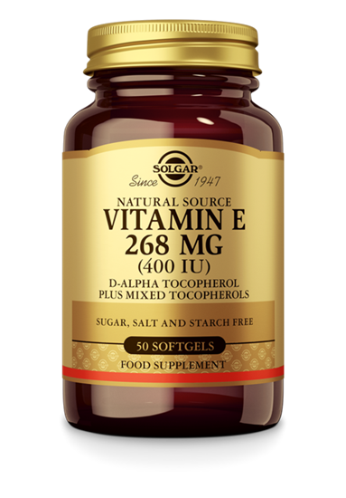 SOLGAR VITAMIN E 268 MG400 IU COMPLEX 50ST